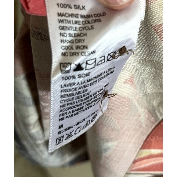 Tommy Bahama 100% Silk Men's Tropical Bird of Paradise Hawaiian Shirt XXL/TTG - Picture 10 of 12